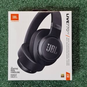 JBL Live 770NC Wireless Over-Ear Headphones Black ANC 65hr Battery
